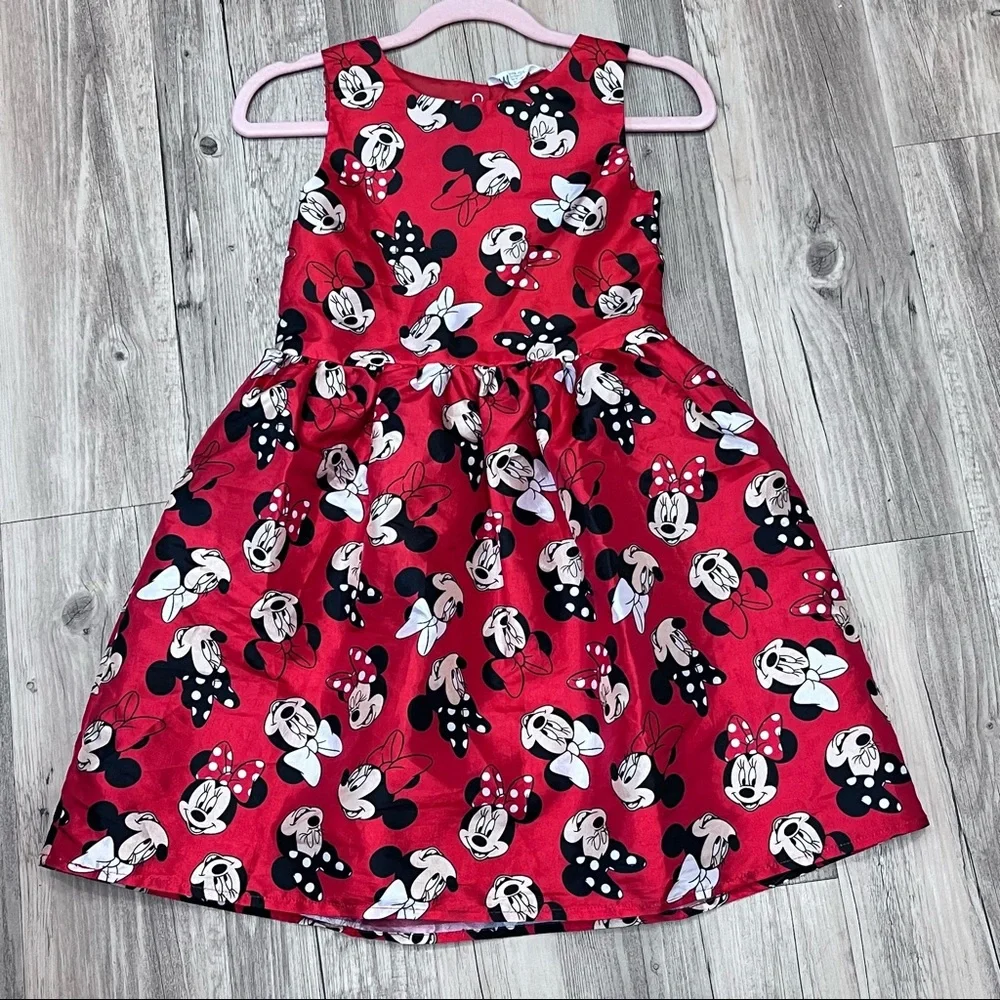 Girl’s Minnie Mouse Disney  H&M dress sz 9/10 - Picture 5 of 6